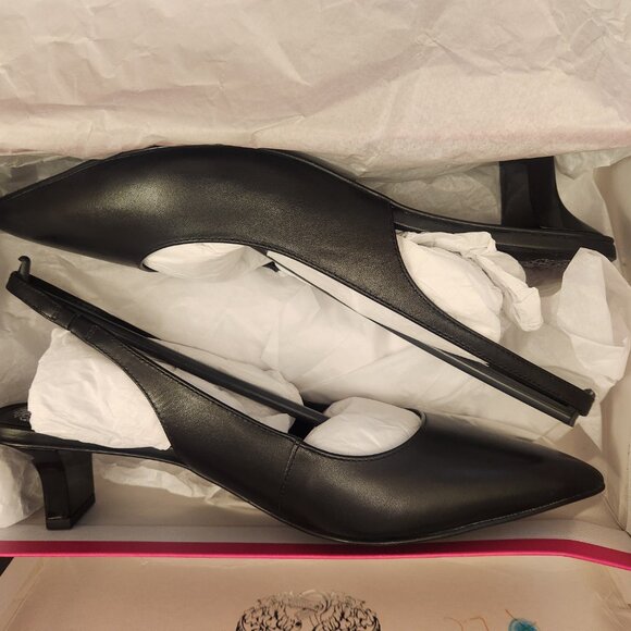 Vince Camuto Pilar Pumps. Black Leather. NIB. Size 9.5 - Picture 10 of 11